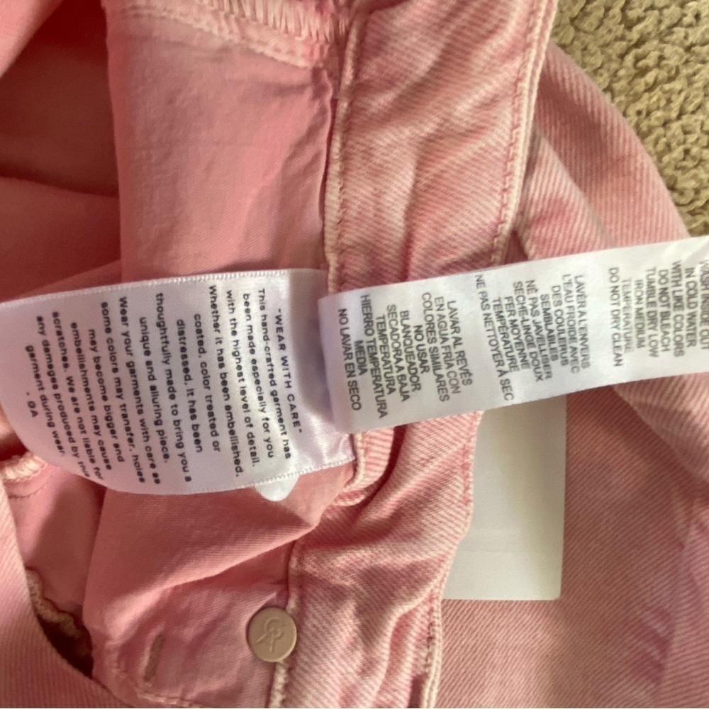 NWT Good American ‘90’s Rose Quartz Relaxed Jeans Sz: 6/28 inseam: 32” - Picture 10 of 11
